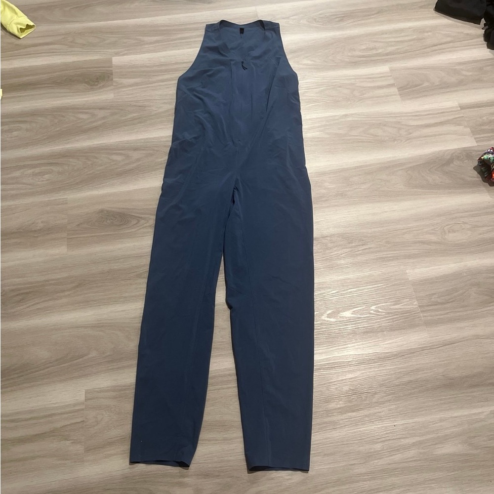 Lululemon Lab Vindur Onesie Jumpsuit Ink Blue size 6
